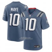 Camiseta NFL Game New England Patriots Drake Maye 2025 Rivalries Collection Azul Storm