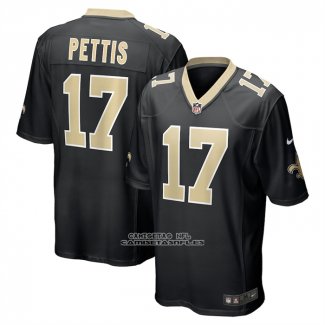 Camiseta NFL Game New Orleans Saints Dante Pettis Negro