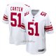 Camiseta NFL Game New York Giants Abdul Carter Blanco