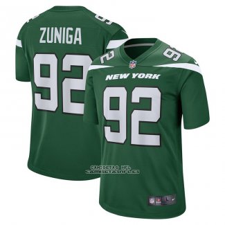 Camiseta NFL Game New York Jets Jabari Zuniga Verde