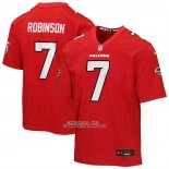 Camiseta NFL Game Nino Atlanta Falcons Bijan Robinson Rojo