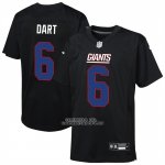 Camiseta NFL Game Nino New York Giants Jaxson Dart Carbon Fashion Negro
