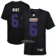 Camiseta NFL Game Nino New York Giants Jaxson Dart Carbon Fashion Negro