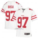 Camiseta NFL Game Nino San Francisco 49ers Nick Bosa Blanco