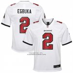Camiseta NFL Game Nino Tampa Bay Buccaneers Emeka Egbuka Blanco