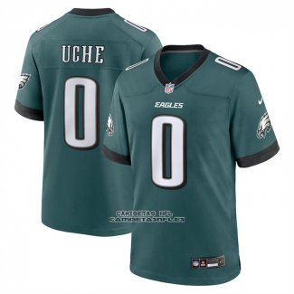 Camiseta NFL Game Philadelphia Eagles Josh Uche Verde