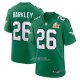 Camiseta NFL Game Philadelphia Eagles Saquon Barkley Super Bowl LIX Segunda Verde