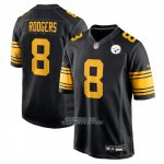 Camiseta NFL Game Pittsburgh Steelers Aaron Rodgers Alterno Negro