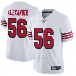 Camiseta NFL Game San Francisco 49ers 56 Kwon Alexander Blanco2