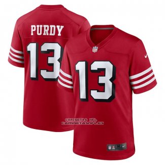 Camiseta NFL Game San Francisco 49ers Brock Purdy Alterno Rojo