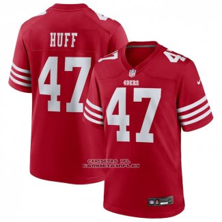 Camiseta NFL Game San Francisco 49ers Bryce Huff Rojo