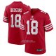 Camiseta NFL Game San Francisco 49ers Isaiah Hodgins Rojo
