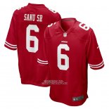 Camiseta NFL Game San Francisco 49ers Mohamed Sanu Sr. Rojo