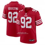 Camiseta NFL Game San Francisco 49ers Osa Odighizuwa Rojo