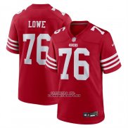 Camiseta NFL Game San Francisco 49ers Vederian Lowe Jugador Rojo