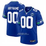 Camiseta NFL Game Seattle Seahawks 50th Season Throwback Personalizada Royal