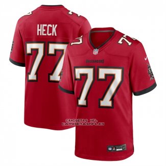 Camiseta NFL Game Tampa Bay Buccaneers Charlie Heck Rojo