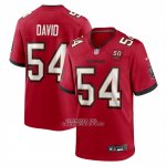 Camiseta NFL Game Tampa Bay Buccaneers Lavonte David 50th Anniversary Rojo