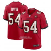Camiseta NFL Game Tampa Bay Buccaneers Lavonte David 50th Anniversary Rojo