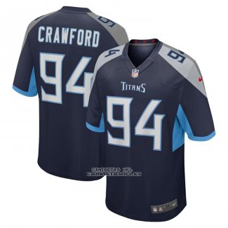 Camiseta NFL Game Tennessee Titans Jack Crawford Azul