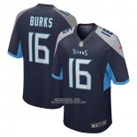 Camiseta NFL Game Tennessee Titans Treylon Burks 2022 NFL Draft Pick Azul