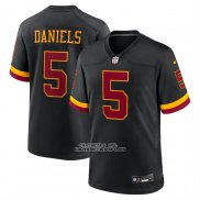 Camiseta NFL Game Washington Commanders Jayden Daniels Alterno Negro