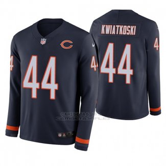 Camiseta NFL Hombre Chicago Bears Nick Kwiatkoski Azul Therma Manga Larga