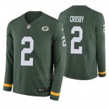 Camiseta NFL Hombre Green Bay Packers Mason Crosby Verde Therma Manga Larga