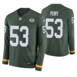 Camiseta NFL Hombre Green Bay Packers Nick Perry Verde Therma Manga Larga