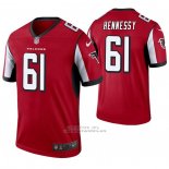 Camiseta NFL Legend Atlanta Falcons 61 Matt Hennessy 2020 Rojo