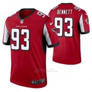Camiseta NFL Legend Atlanta Falcons Michael Bennett Rojo Negro