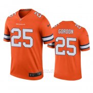 Camiseta NFL Legend Denver Broncos Melvin Gordon Naranja Color Rush