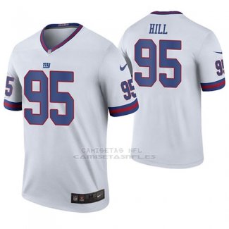 Camiseta NFL Legend Hombre New York Giants B. J. Hill Blanco Color Rush