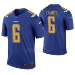 Camiseta NFL Legend Hombre San Diego Chargers Caleb Sturgis Azul Color Rush