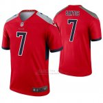 Camiseta NFL Legend Hombre Tennessee Titans 7 Cairo Santos Inverted Rojo
