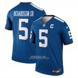 Camiseta NFL Legend Indianapolis Colts Anthony Richardson Sr Alterno Indiana Nights Royal