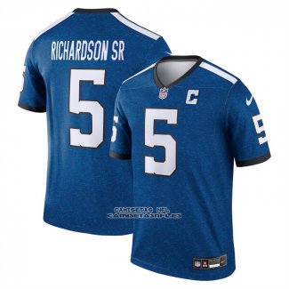 Camiseta NFL Legend Indianapolis Colts Anthony Richardson Sr Alterno Indiana Nights Royal