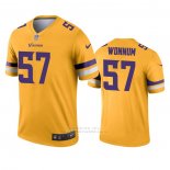 Camiseta NFL Legend Minnesota Vikings D.j. Wonnum Inverted Oro