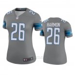 Camiseta NFL Legend Mujer Detroit Lions Duron Harmon Gris Color Rush