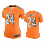 Camiseta NFL Legend Mujer Miami Dolphins Byron Jones Naranja Color Rush