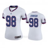 Camiseta NFL Legend Mujer New York Giants Austin Johnson Blanco Color Rush