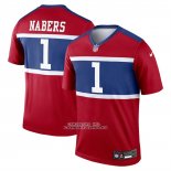 Camiseta NFL Legend New York Giants Malik Nabers Alterno Rojo