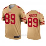 Camiseta NFL Legend San Francisco 49ers Charlie Woerner Inverted Oro