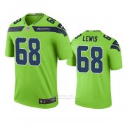 Camiseta NFL Legend Seattle Seahawks Damien Lewis Green Color Rush