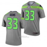 Camiseta NFL Legend Seattle Seahawks Jamal Adams Inverted Gris