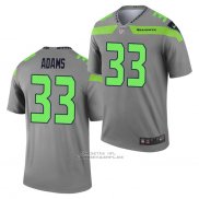 Camiseta NFL Legend Seattle Seahawks Jamal Adams Inverted Gris