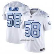 Camiseta NFL Limited Buffalo Bills Matt Milano 2025 Rivalries Collection Blanco
