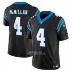 Camiseta NFL Limited Carolina Panthers Tetairoa Mcmillan Vapor F.U.S.E. Negro