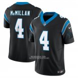 Camiseta NFL Limited Carolina Panthers Tetairoa Mcmillan Vapor F.U.S.E. Negro