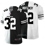 Camiseta NFL Limited Chicago Bears Montgomery White Black Split